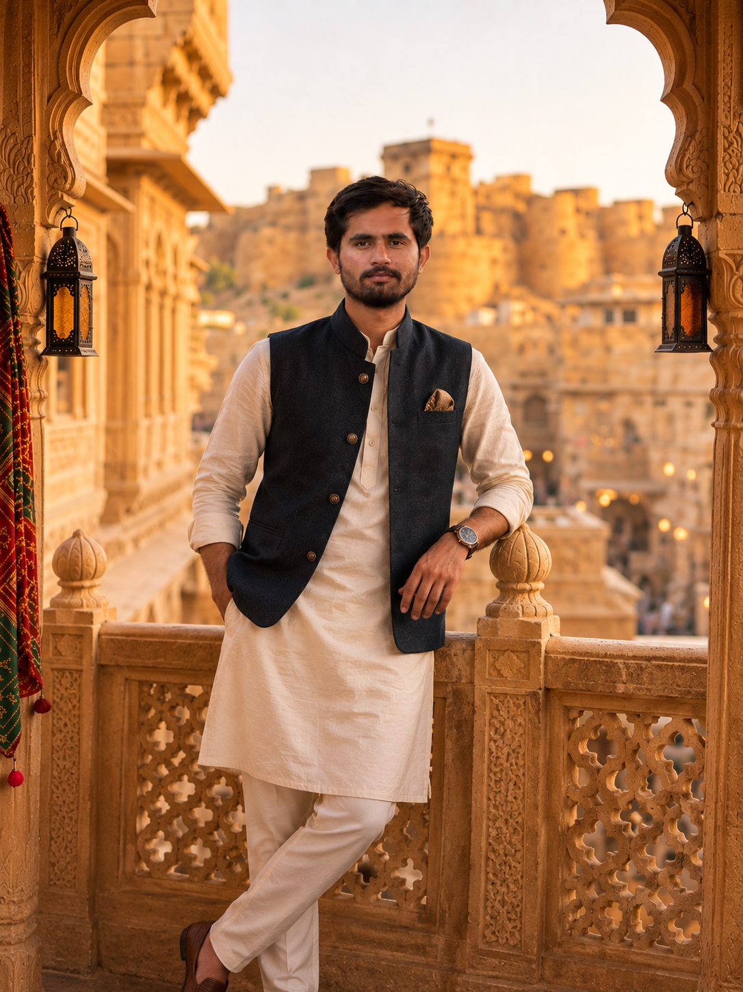 Chandraveer Singh, owner of Luxoria Jaisalmer