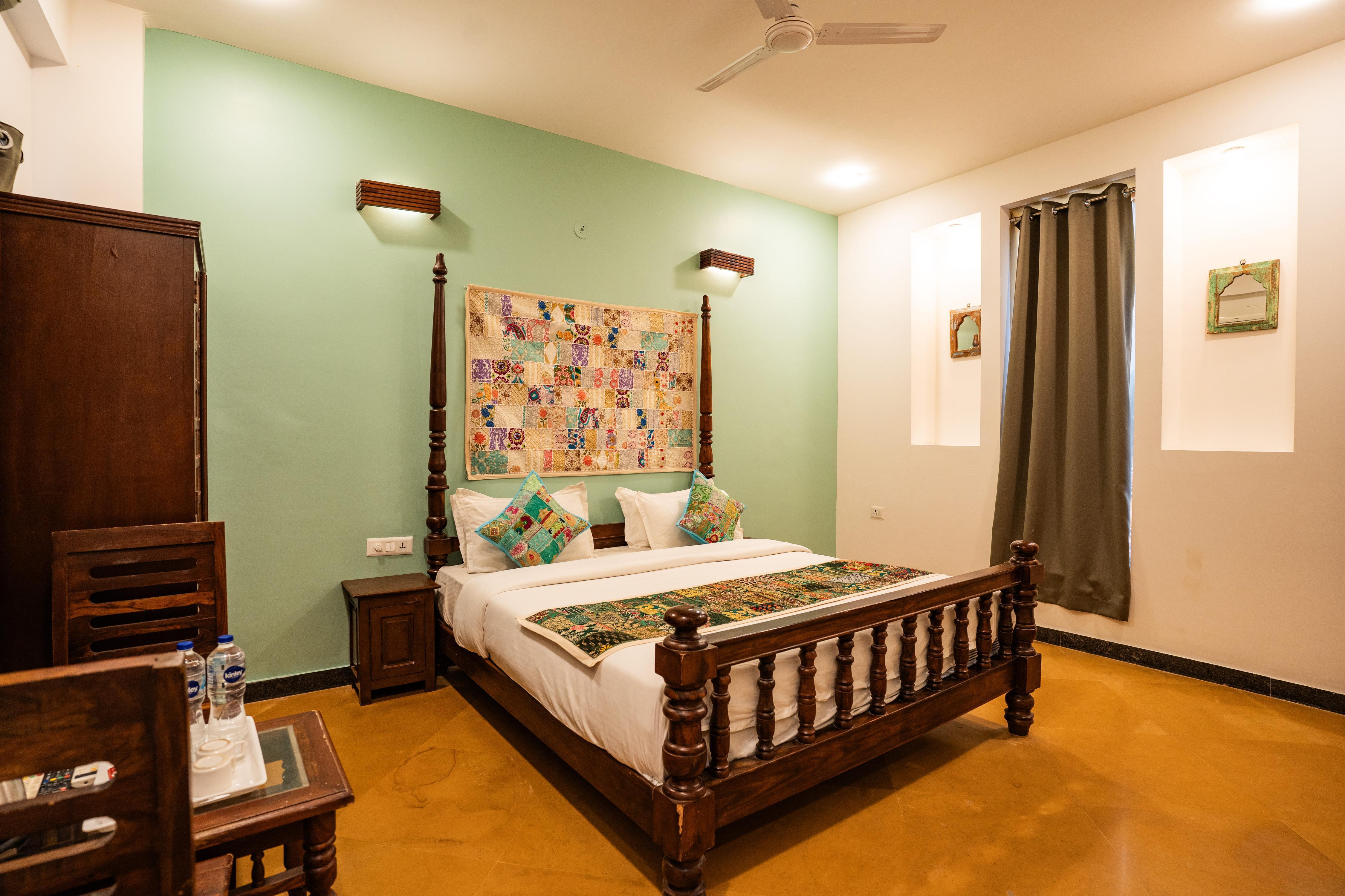 View of Jaisalmer city and fort from the Super Deluxe Room window